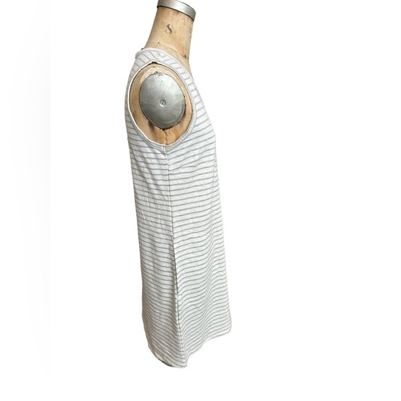 3/$20 bundle 32 degrees cool dress cover up size S gray and white stripe 1109220 - Picture 3 of 7